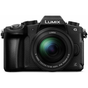 Panasonic LUMIX G85 4K Mirrorless Camera with 12-60mm Lens + 64GB Memory & Flash Bundle