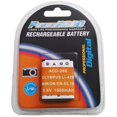 VidPro Replacement Battery for Olympus Li-42B & Nikon EN-EL 10 - ACD268