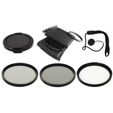 General Brand 77mm UV, Polarizer & FLD Deluxe Filter kit (set of 3 + carrying case)