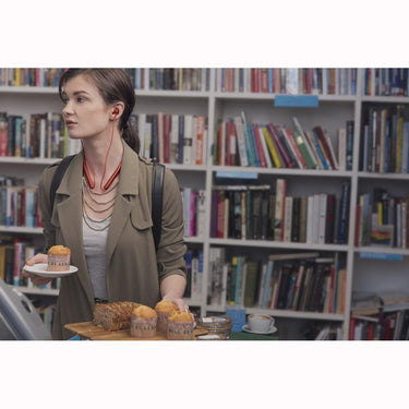 Sony h.Ear in In-ear Bluetooth Headphones - Cinnabar Red  (OPEN BOX)