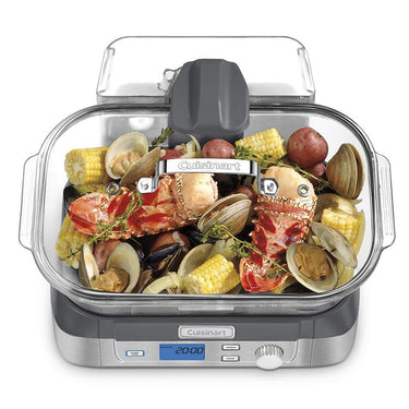 Cuisinart STM-1000 CookFresh Digital Glass Steamer, Stainless Steel
