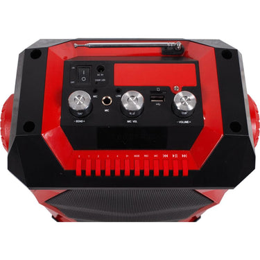Technical Pro Rechargeable Bluetooth LED Panel Speaker with Wired Mic (WASP460)