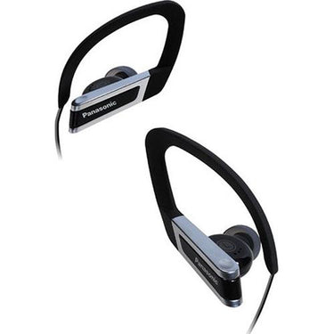 Panasonic RP-HSC200-K Sports Clip Earphones with iPhone Controller (Black)