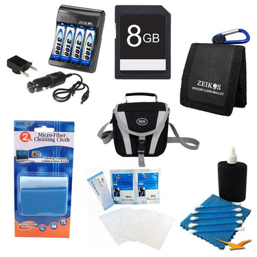 Special Advanced AA Battery 8GB Kit - Fujifilm S2950, S4200, S4500, CANON SX160, GE X500