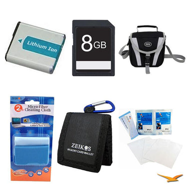 Special Advanced 8GB Card and EN-EL5 Battery Kit for Nikon P510, P520, P530