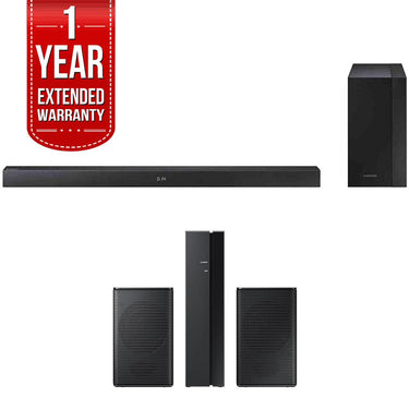Samsung 200W 2.1Ch Soundbar w/ Wireless Subwoofer + Wireless Rear Speakers Bundle
