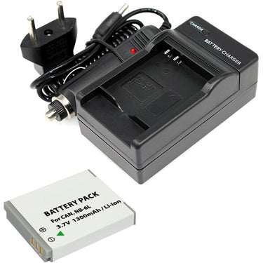 Vivitar NB-6L/NB-6LH Battery (2 PACK) and Charger Kit for CANON PowerShot Cameras