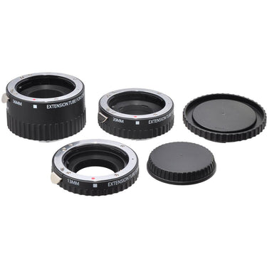 Xit Pro Series Macro Extension (13mm, 20mm & 36mm) Tube Set for Sony (Black) - XTETS