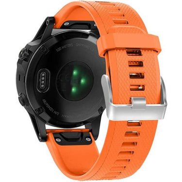 General Brand Orange Silicone Wrist Band for Garmin Fenix 5 Smartwatch