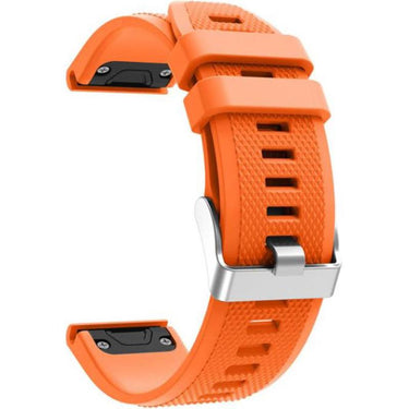 General Brand Orange Silicone Wrist Band for Garmin Fenix 5 Smartwatch