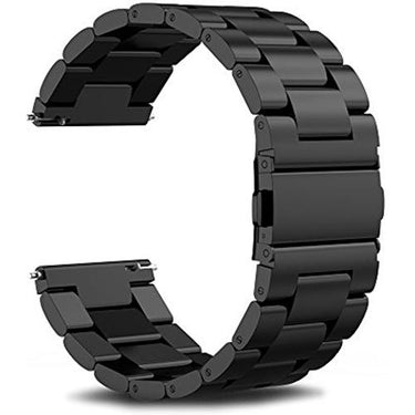 General Brand Metal Wrist Band for Garmin Vivoactive 4 - Black