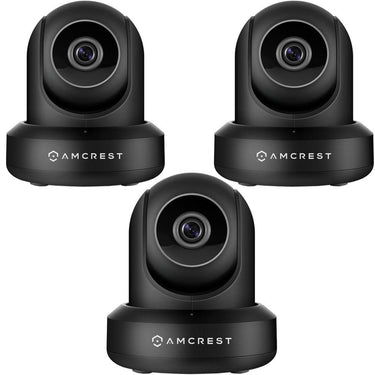 Amcrest 3-Pack ProHD 1080P 1920TVL 30FPS Wireless WiFi IP Camera (Black)IP2M841