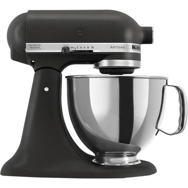 KitchenAid Artisan Series 5-Quart Tilt-Head Stand Mixer in Cast Iron Black - KSM150PSBK