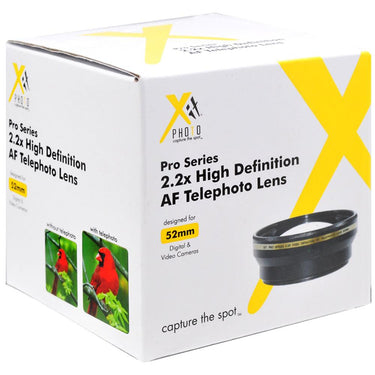 General Brand 52mm High Definition Pro 2x Telephoto Conversion Lens (Black)