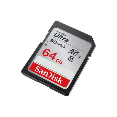 Sandisk Ultra SDXC 64GB UHS Class 10 Memory Card, Up to 80MB/s Read Speed