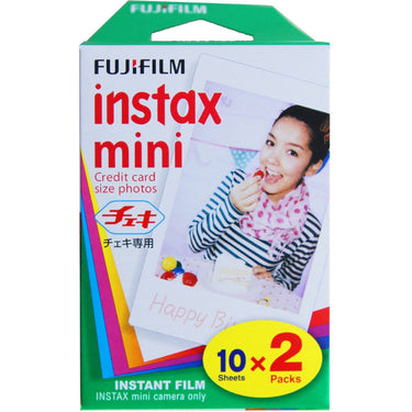 Fujifilm Instax Mini Twin Pack Picture Format Instant Film - Set of 2 (40 Shots)