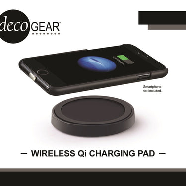 Deco Gear QI Wireless Charging Pad in Matte Black - 5W Output