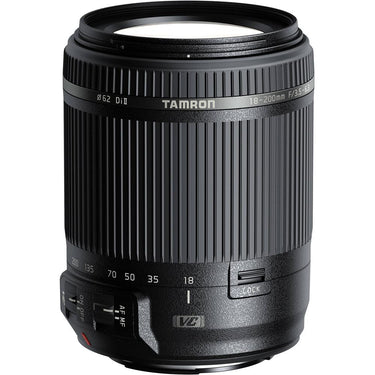 Tamron 18-200mm Di II VC All-In-One Zoom Lens for Canon Mount + 64GB Memory Card