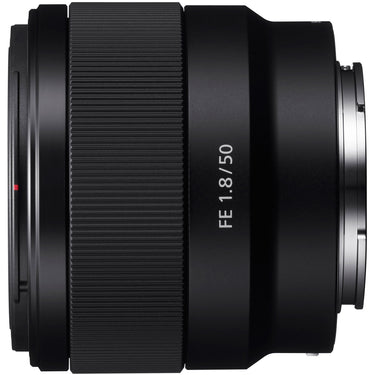 Sony FE 50mm F1.8 Full-frame Prime E-Mount Lens + 64GB Extreme SD Memory Card