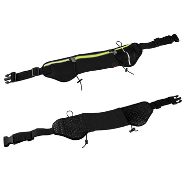 Xit Sports Zippered Durable Waist Bag for Gym and Training in Black - XTGWBGR