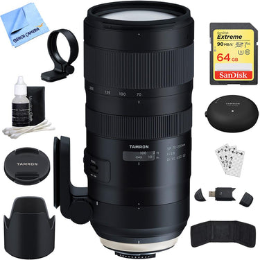 Tamron SP 70-200mm F/2.8 Di VC USD G2 Lens (A025) for Nikon + Accessories Bundle