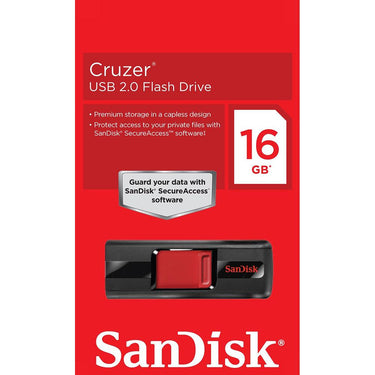 Sandisk Cruzer 16 GB USB 2.0 Flash Drive