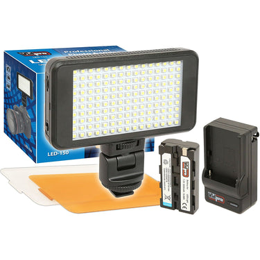 Vidpro Ultra-Slim LED Light Series With Battery, Charger, Diffuser & Mount
