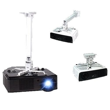Deco Mount Carbon Steel Projector Ceiling Mount Universal Extendable Rotating Mounting Kit