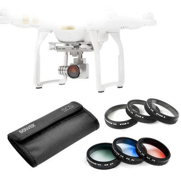Bower Sky Capture Series Special Effects Filter Kit for Select DJI Phantoms (6 Piece)