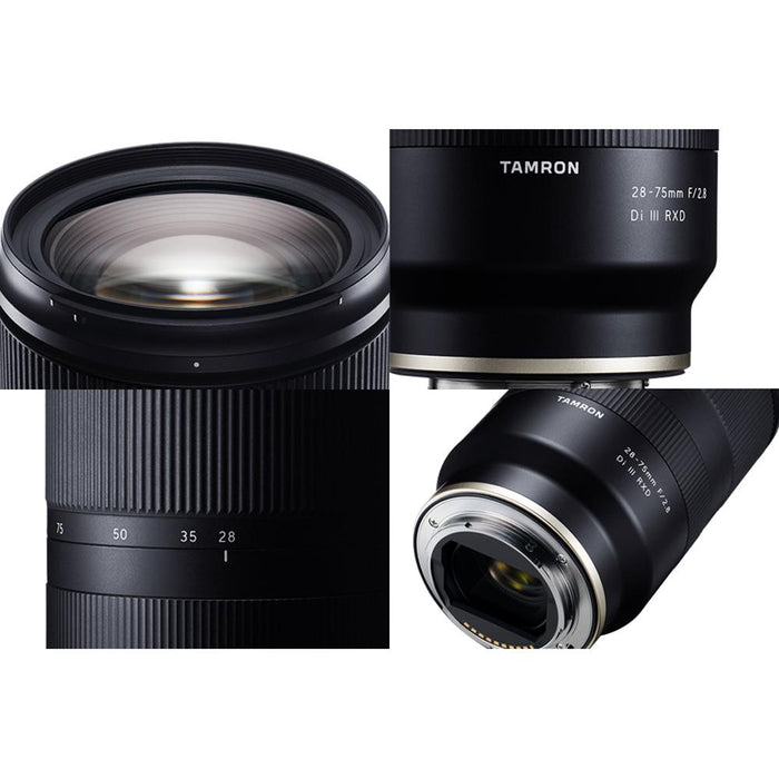 Tamron 28-75mm F/2.8 Di III RXD Full Frame E-mount Lens + 64GB Ultimate Kit
