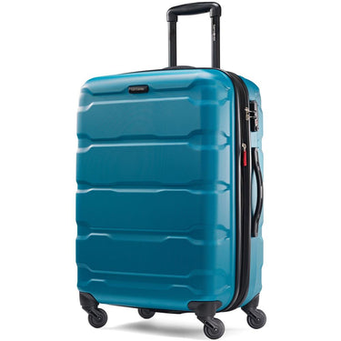 Samsonite Omni Hardside Luggage 24" Spinner Caribbean Blue+Luggage Accessory Kit
