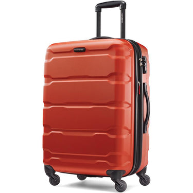 Samsonite Omni Hardside Luggage Spinner Set, Burnt Orange w/ 10pc Accessory Kit