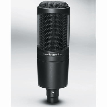 Audio-Technica AT2020 Side Address Cardioid Condenser Studio XLR Microphone, Black