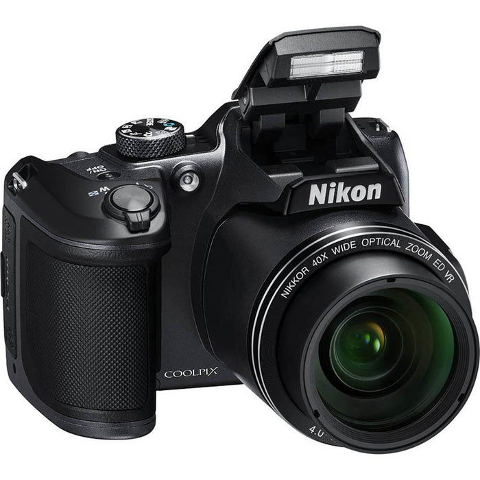Nikon COOLPIX B500 16MP 40x Optical Zoom Digital Camera w/ Built-in Wi-Fi - Black