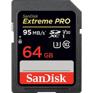 Sandisk Extreme PRO SDXC 64GB UHS-1 Memory Card - SDSDXXG-064G-ANCIN - Open Box