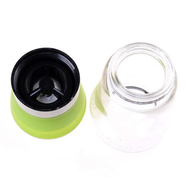 Deco Essentials Salt Mill, Spice Mill and Pepper Grinder, Stainless Steel with Glass Bottle