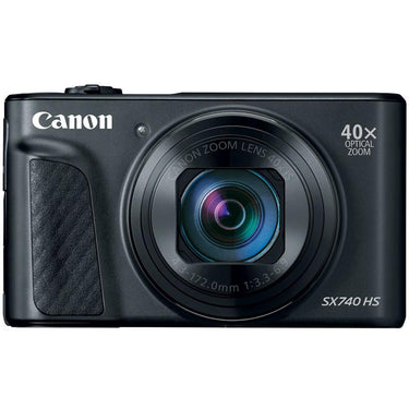 Canon PowerShot SX740 HS 20.3MP Digital Camera (Black) +Spare Battery & Accessory Kit