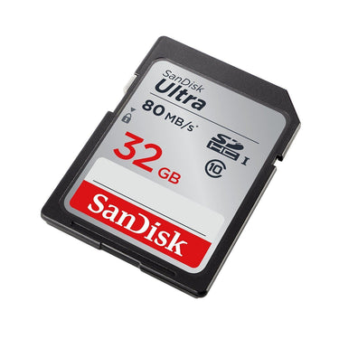 Sandisk Ultra SDHC 32GB UHS Class 10 Memory Card, Up to 80MB/s Read Speed
