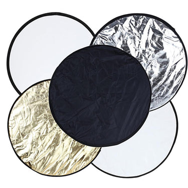 Deco Gear 23-inch / 60cm 5-in-1 Collapsible Multi-Disc Light Reflector for Pro Photo Flash