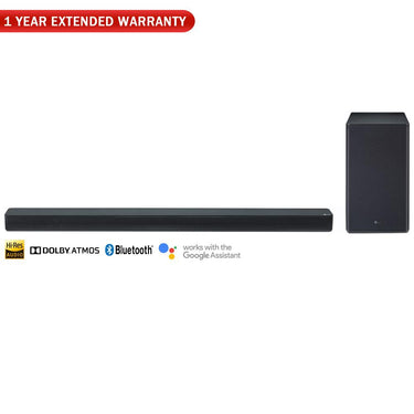 LG SK8Y 2.1-Channel Hi-Res Audio Soundbar w/ Dolby Atmos + Warranty Bundle