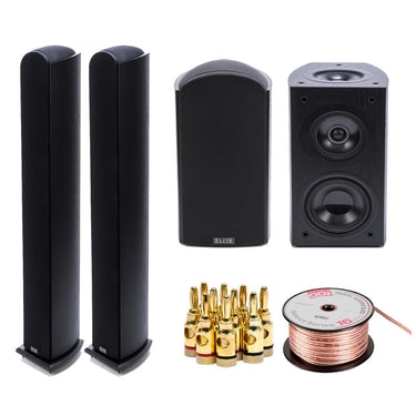 Pioneer Elite Andrew Jones Bookshelf Speakers Pair + Floorstanding Speaker Bundle