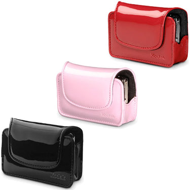 Kodak Chic Patent Leatherette Camera Case - Black