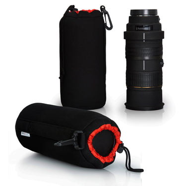 Deco Photo X-Large Neoprene Lens Bag Protective Sleeve Water & Scratch Resistant Pouch Case