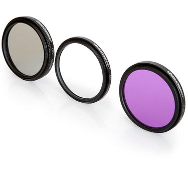 Deco Gear 40.5mm 3 Piece Pro Level Lens Filter Kit - UV, FLD, Polarizer - FK405MM