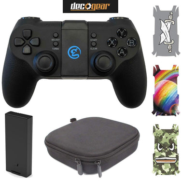 Deco Gear DJI Tello Drone Remote Control w/Case,3-Pk Skin Decals,&Spare Battery