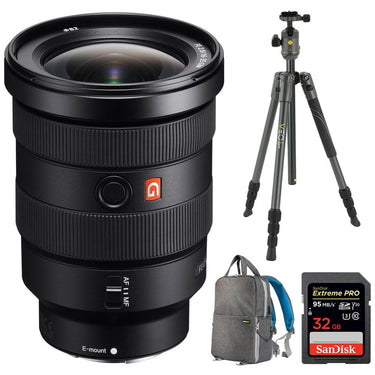 Sony FE 16-35mm F2.8 GM Wide-angle Zoom Lens E-Mount Cameras w/ Tripod Bundle