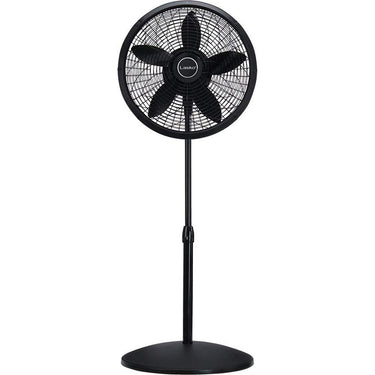Lasko 18-inch Adjustable Elegance and Performance Pedestal Fan - Black