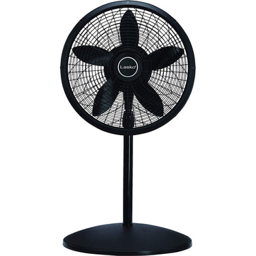 Lasko 18-inch Adjustable Elegance and Performance Pedestal Fan - Black