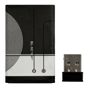 Deco Gear 2.4GHz Wireless Backlit Keyboard Smart Remote with Touchpad Mouse - STV300BK