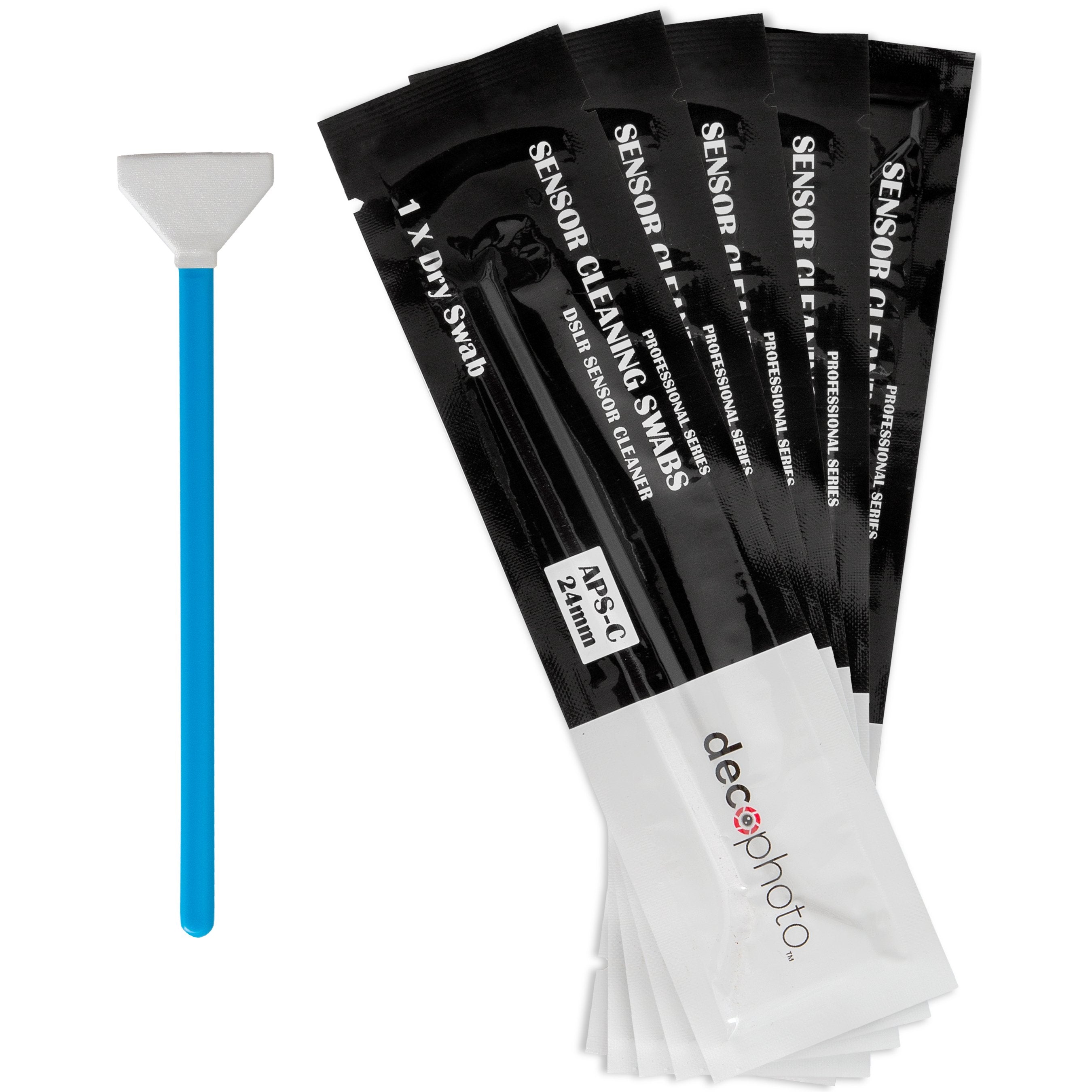 5-Pack 24mm Sensor Cleaner Swabs